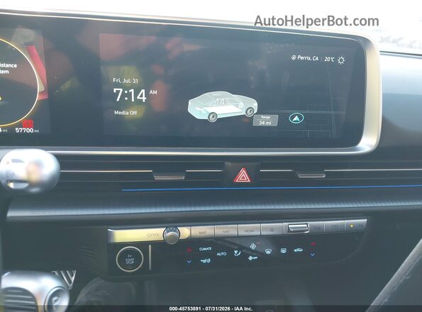 KMHM54AC9PA019617 2023 HYUNDAI IONIQ 6 Silver 