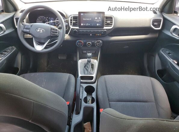 KMHRB8A30NU201644 2022 HYUNDAI VENUE White Вид панелі приладів