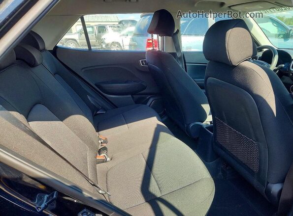 KMHRB8A31LU016158 2020 HYUNDAI VENUE Black Вид задніх сидінь