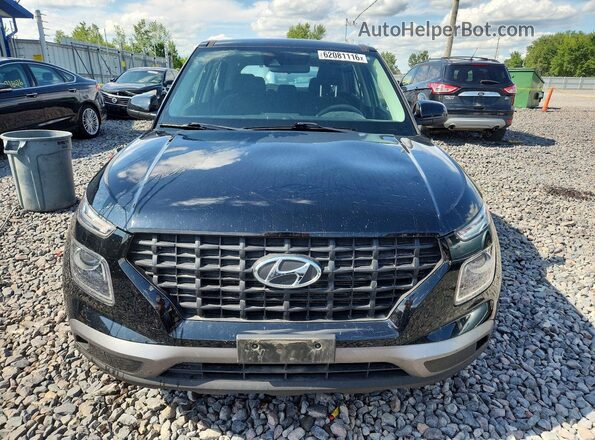 KMHRB8A31LU016158 2020 HYUNDAI VENUE Black Вид спереду