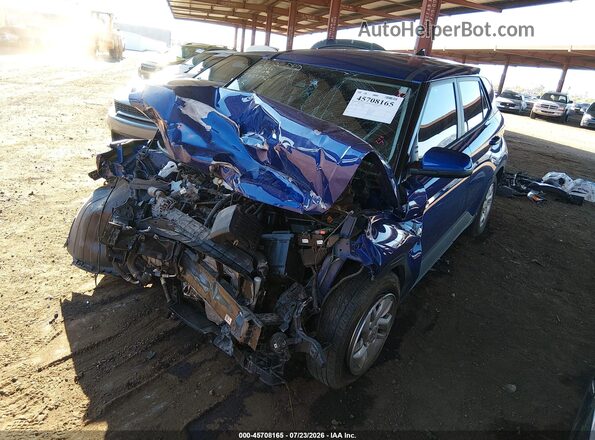 KMHRB8A31MU067886 2021 HYUNDAI VENUE Синий Передняя левая четверть
