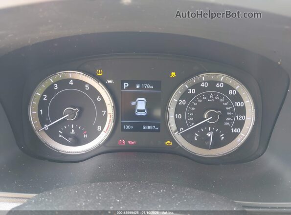 KMHRB8A33LU014914 2020 HYUNDAI VENUE Черный Вид задних сидений