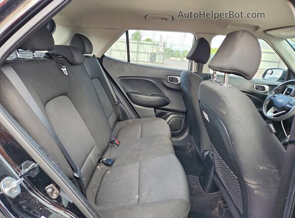 KMHRB8A33LU033818 2020 HYUNDAI VENUE Black Սալոնի հետևի տեսք