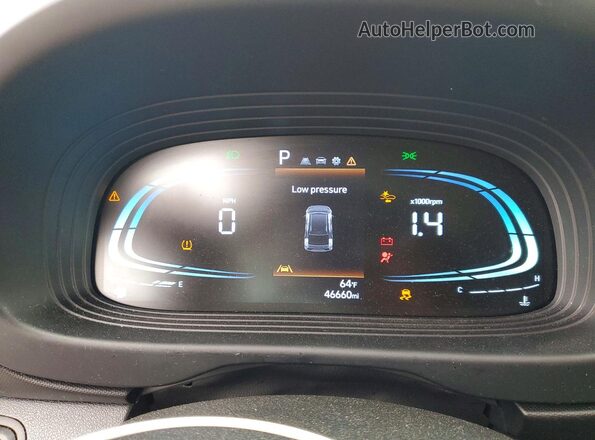 KMHRB8A34PU265866 2023 HYUNDAI VENUE Gray Вид щитка приладів