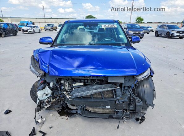KMHRB8A36MU067298 2021 HYUNDAI VENUE Blue Դիմացի տեսք