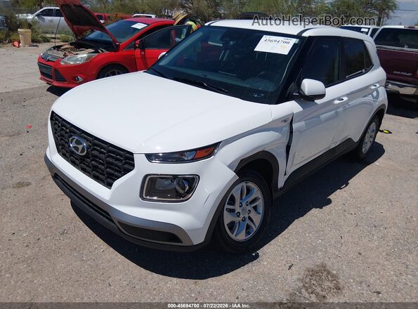 KMHRB8A36TU448809 2026 HYUNDAI VENUE White წინა მარცხენა ხედი სამი მეოთხედიდან