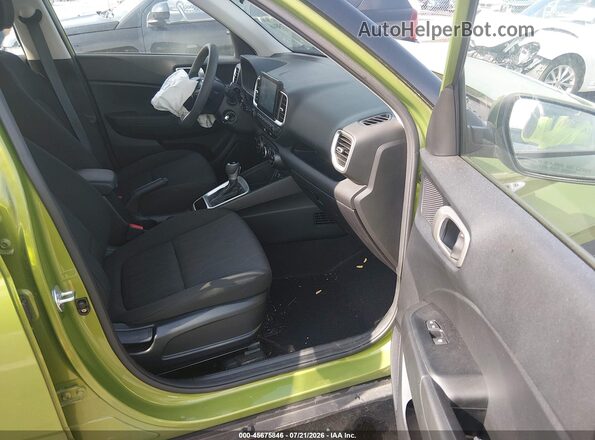 KMHRB8A37PU210828 2023 HYUNDAI VENUE Green Widok wnętrza z przodu