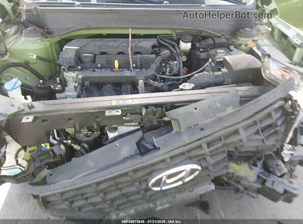 KMHRB8A37PU210828 2023 HYUNDAI VENUE Green Widok z tyłu