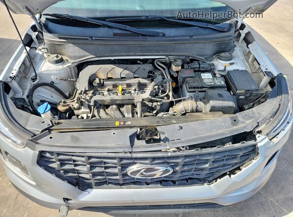 KMHRB8A3XMU096366 2021 HYUNDAI VENUE Silver Շարժիչի բաժամունքի տեսք