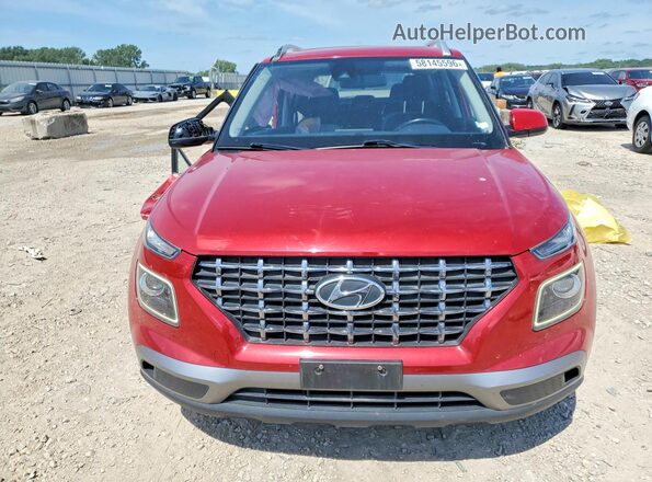 KMHRC8A30MU084711 2021 HYUNDAI VENUE Red Widok z przodu