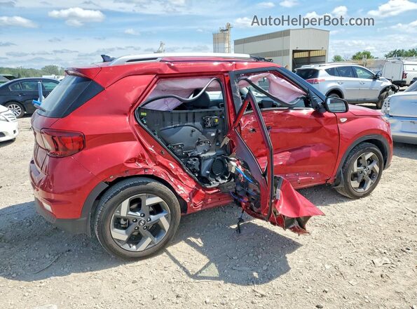 KMHRC8A30MU084711 2021 HYUNDAI VENUE Red Tył prawy