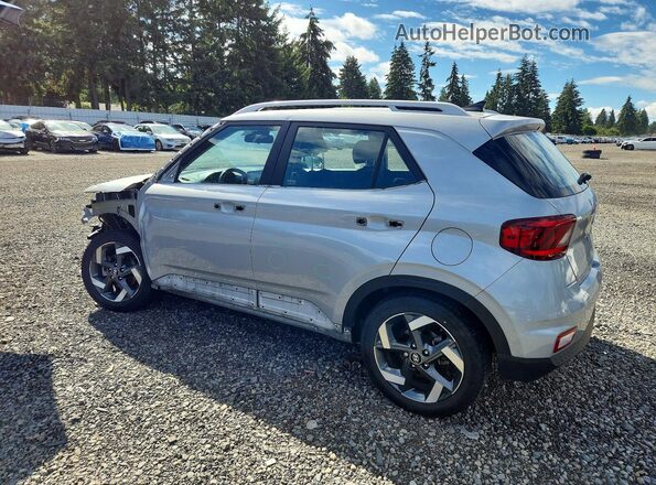 KMHRC8A30MU088516 2021 HYUNDAI VENUE Silver Հետևի ձախ