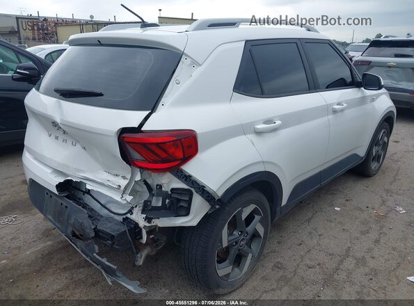 KMHRC8A30PU251119 2023 HYUNDAI VENUE Белый Вид задних сидений