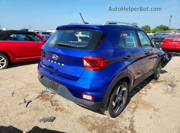 KMHRC8A30PU255736 2023 HYUNDAI VENUE Blue Задня права чверть
