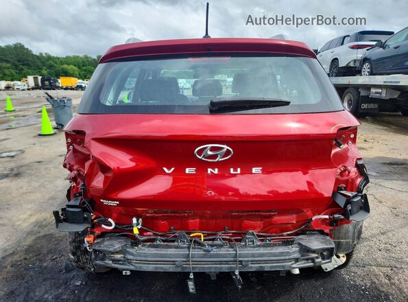KMHRC8A30RU300340 2024 HYUNDAI VENUE Red Vista trasera