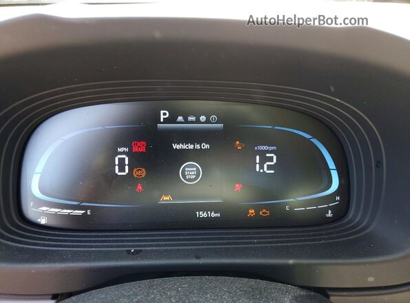 KMHRC8A30RU328431 2024 HYUNDAI VENUE Gray ხელსაწყოთა პანელის ხედი