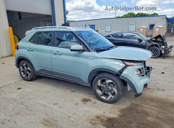 KMHRC8A30SU368062 2025 HYUNDAI VENUE Turquoise Przód prawy