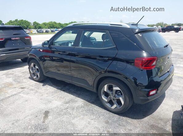 KMHRC8A30SU386450 2025 HYUNDAI VENUE Black Հետևի ձախ
