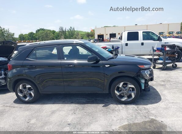 KMHRC8A30SU386450 2025 HYUNDAI VENUE Black Սալոնի 360 աստիճան տեսք