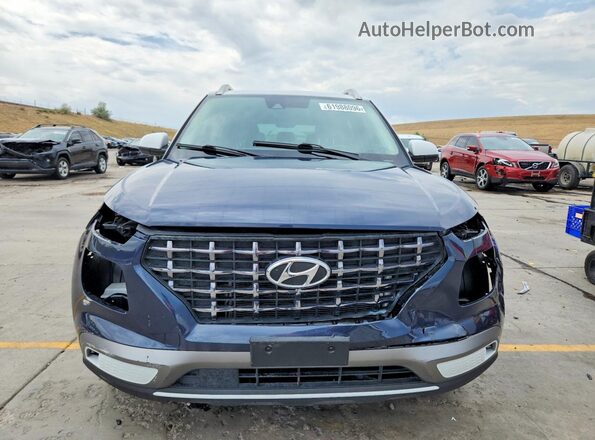 KMHRC8A31LU029053 2020 HYUNDAI VENUE Blue Widok z przodu