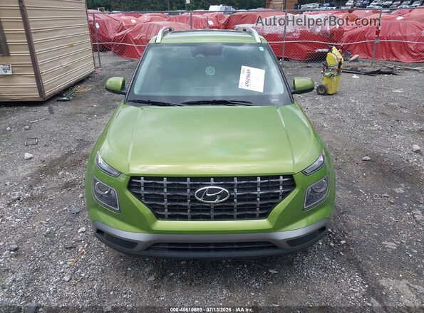 KMHRC8A31RU315655 2024 HYUNDAI VENUE Green Vista del cuadro de instrumentos