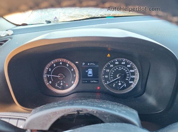 KMHRC8A32LU016912 2020 HYUNDAI VENUE Черный Вид щитка приборов