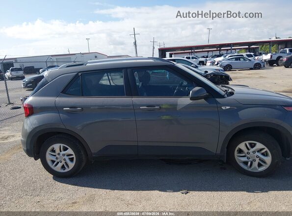 KMHRC8A32LU018403 2020 HYUNDAI VENUE Gray Widok wnętrza z tyłu