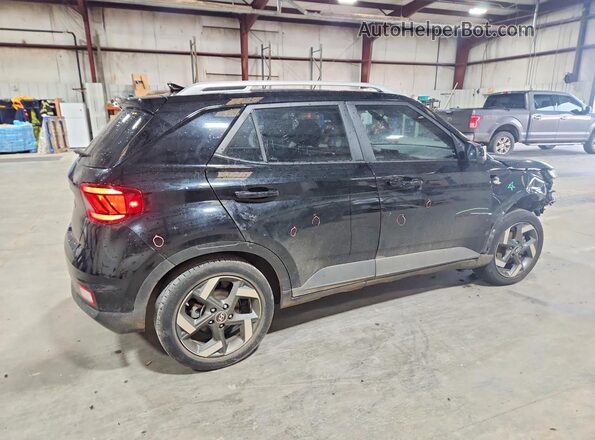 KMHRC8A32MU082118 2021 HYUNDAI VENUE Black Tył prawy