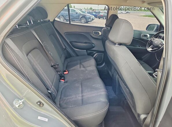 KMHRC8A32MU088646 2021 HYUNDAI VENUE Gray Widok tylnych siedzeń