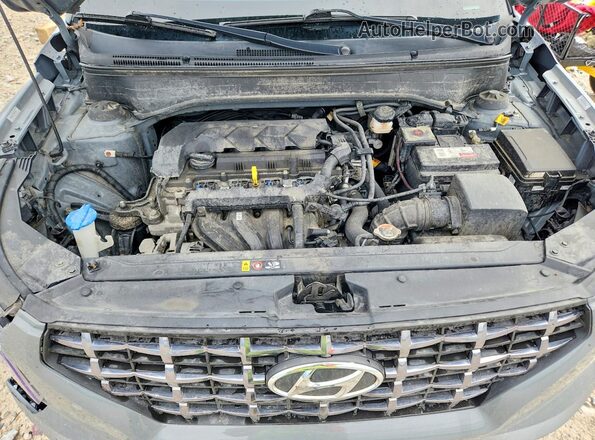 KMHRC8A32MU088646 2021 HYUNDAI VENUE Gray Widok wnętrza z tyłu