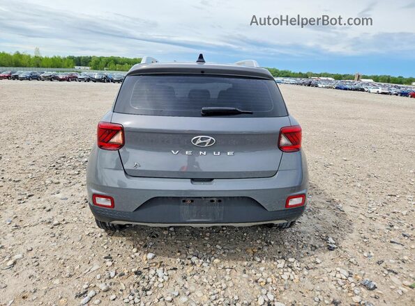 KMHRC8A32MU088646 2021 HYUNDAI VENUE Gray Widok z tyłu
