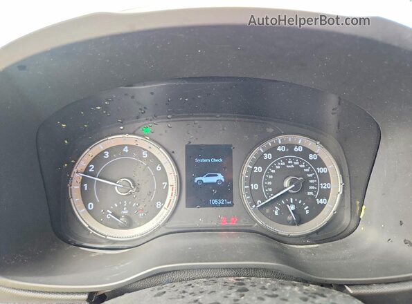 KMHRC8A32MU088646 2021 HYUNDAI VENUE Gray Widok zestawu wskaźników
