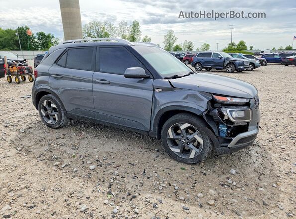KMHRC8A32MU088646 2021 HYUNDAI VENUE Gray Przód prawy