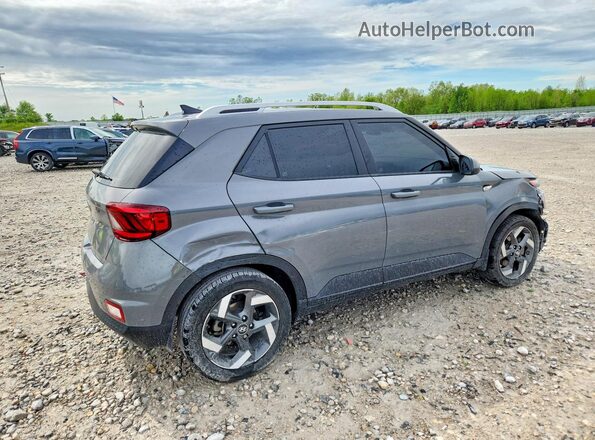 KMHRC8A32MU088646 2021 HYUNDAI VENUE Gray Tył prawy
