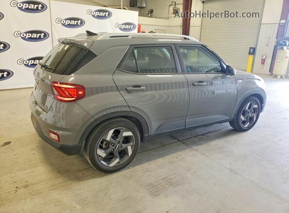 KMHRC8A32MU092731 2021 HYUNDAI VENUE Gray Rear right