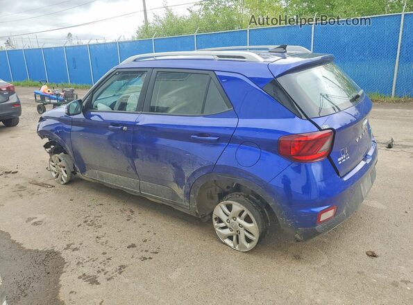 KMHRC8A32MU121516 2021 HYUNDAI VENUE Blue Հետևի ձախ