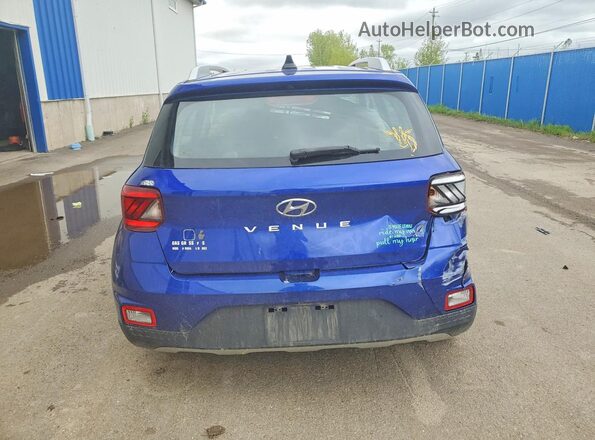 KMHRC8A32MU121516 2021 HYUNDAI VENUE Blue Հետևի տեսք