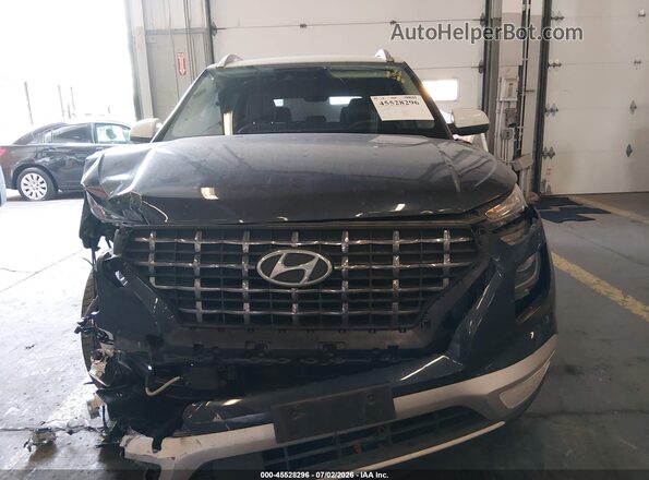 KMHRC8A32NU151892 2022 HYUNDAI VENUE Blue უკანა სალონის ხედი