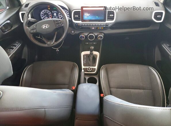 KMHRC8A32NU152427 2022 HYUNDAI VENUE Red Առջևի վահանակի տեսք
