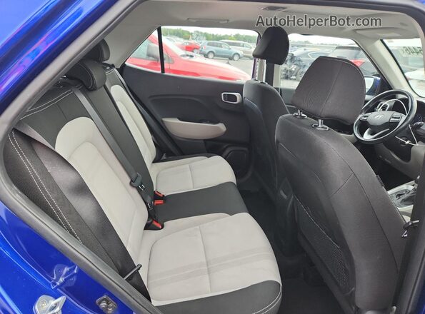 KMHRC8A32NU171785 2022 HYUNDAI VENUE Blue Սալոնի հետևի տեսք