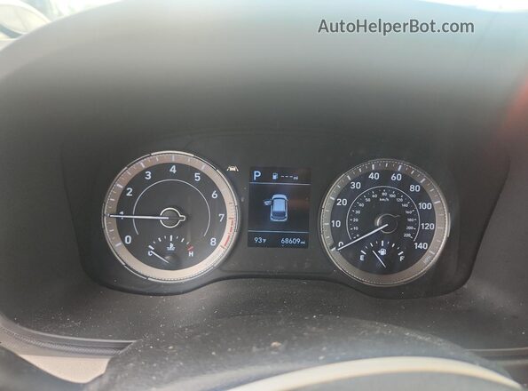 KMHRC8A32NU171785 2022 HYUNDAI VENUE Blue Սարքավորումների վահանակի տեսք