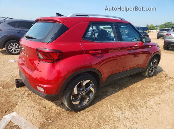 KMHRC8A32NU201481 2022 HYUNDAI VENUE Red Rear right