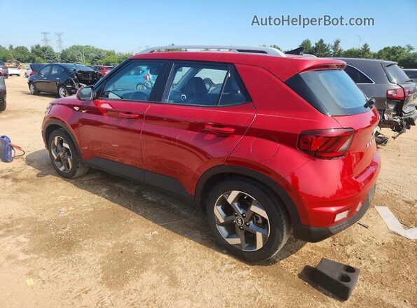 KMHRC8A32NU201481 2022 HYUNDAI VENUE Red Rear left