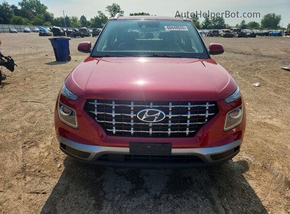 KMHRC8A32NU201481 2022 HYUNDAI VENUE Red Front view
