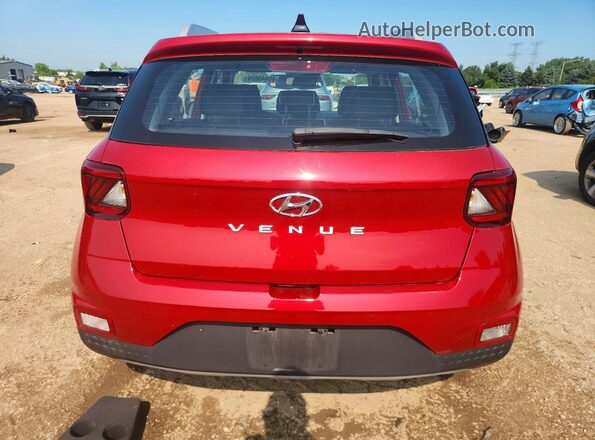 KMHRC8A32NU201481 2022 HYUNDAI VENUE Red Rear view