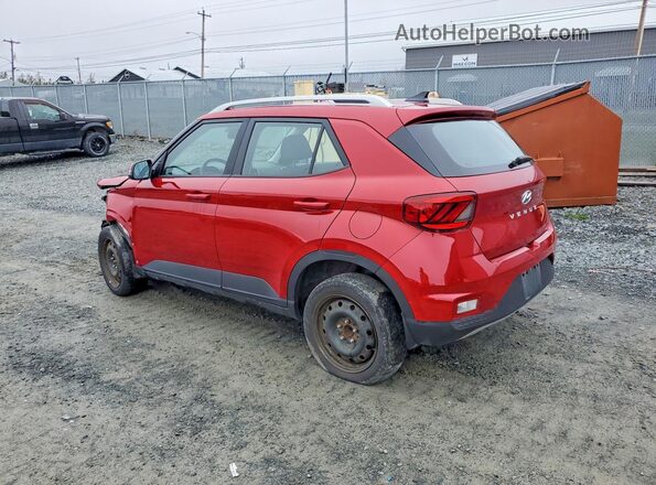 KMHRC8A32NU206325 2022 HYUNDAI VENUE Red Tył lewy