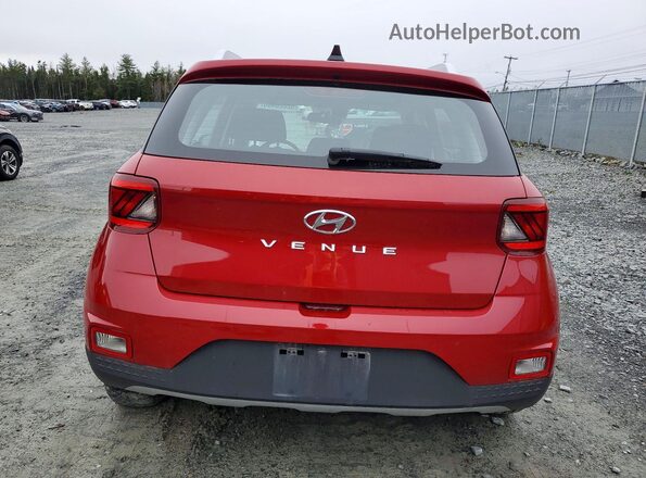 KMHRC8A32NU206325 2022 HYUNDAI VENUE Red Widok z tyłu