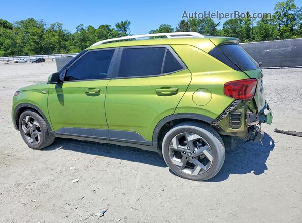 KMHRC8A32PU259268 2023 HYUNDAI VENUE Green Задня ліва чверть