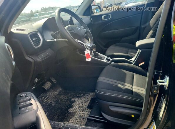KMHRC8A32RU339043 2024 HYUNDAI VENUE Black Սալոնի դիմացի տեսք