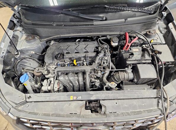KMHRC8A32SU364322 2025 HYUNDAI VENUE Gray Vista del compartimento del motor